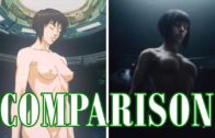 Ghost in the Shell “Making of a Cyborg/Shelling” – Side by Side Comparison